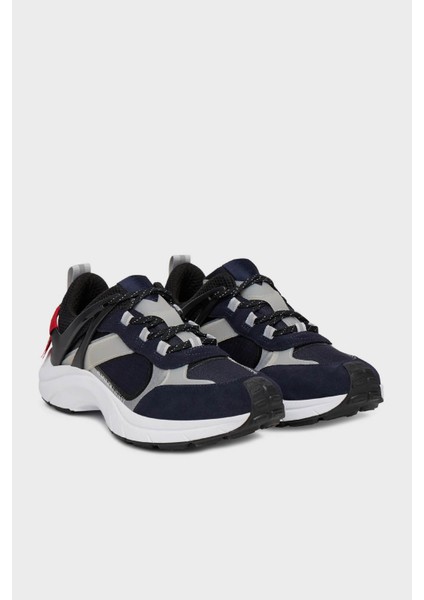 Süet ve Fileli Sneaker Ayakkabı Erkek Ayakkabı 50541703 408