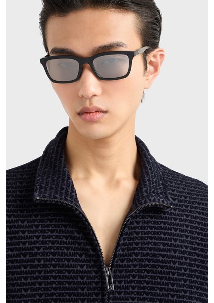 Dikdörtgen Güneş Gözlük Erkek Gözlük 0EA4249U 500181 55 fiyatları