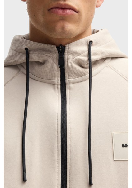 Pamuklu Regular Fit Kapüşonlu Fermuarlı Sweat Erkek Sweat 50537204 284 fırsatları