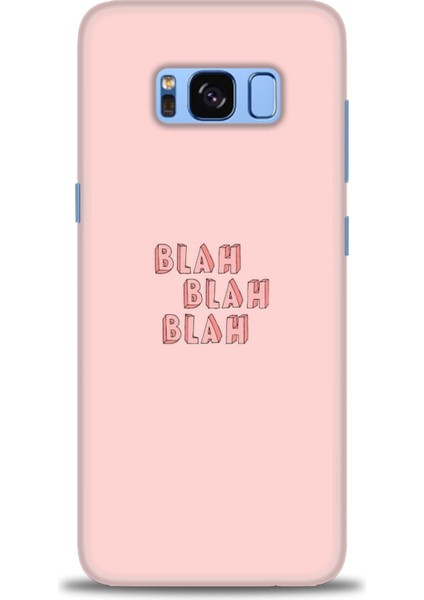 Samsung Galaxy S8 Plus Kılıf Hd Baskılı - Blah Blah