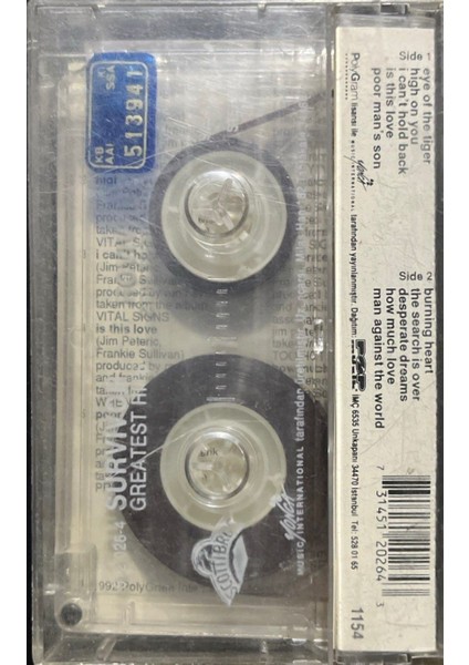 Survivor Greatest Hits Kaset fiyatları