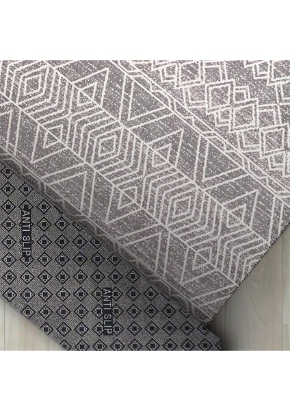 Marokan Tarzı Salon Halısı Otantik Kilim Desenli Açık Gri Halı Kaymaz Taban Makinada Yıkanabilir fiyatları