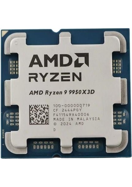 Ryzen 9 9950X3D 144MB 16çekirdekli O/b UHD Am5 170W Kutusuz+Fansız