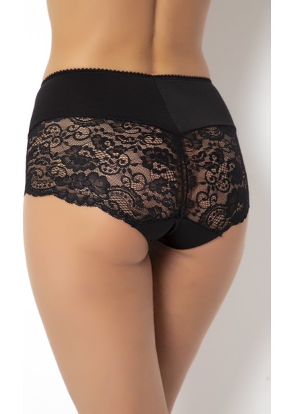 G-Box Siyah Dantel Detaylı Yüksek Bel Kadın Şort Külot 908 fiyatları