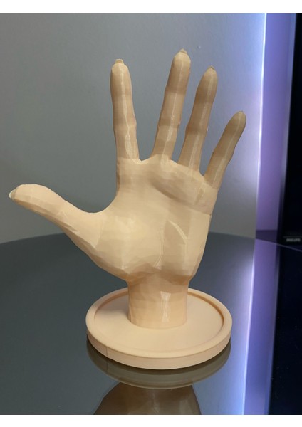 Ten Rengi 18 cm Dekoratif Beyaz El Takı Mankeni, Yüzük Standı, Ürün Sergileme Standı, Organizer fiyatları