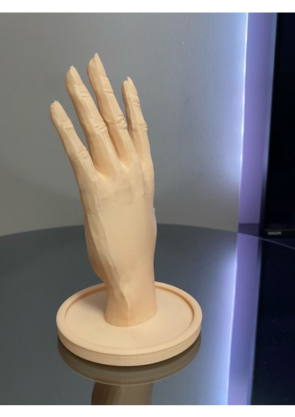 Ten Rengi 18 cm Dekoratif Beyaz El Takı Mankeni, Yüzük Standı, Ürün Sergileme Standı, Organizer modelleri