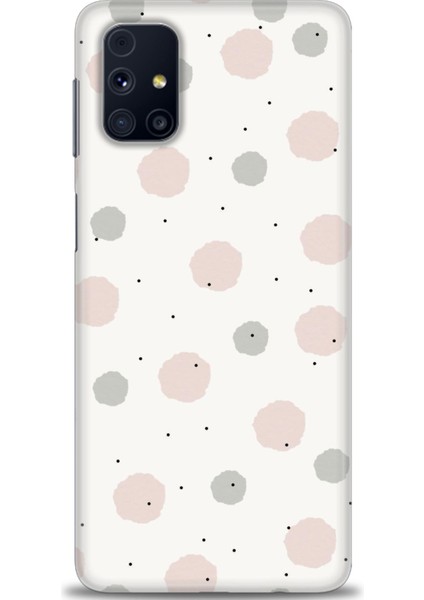 Samsung Galaxy M51 Kılıf Hd Baskılı - Soft Benekler