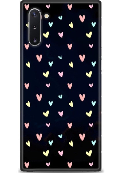 Samsung Galaxy Note 10 Kılıf Hd Baskılı - Mini Mini Kalpler