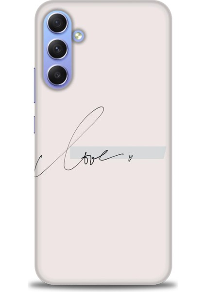 Samsung Galaxy A24 Kılıf Hd Baskılı - Love