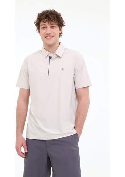 MB Kıng 12TB451012 5fx Bej Erkek Kısa Kol T-Shirt