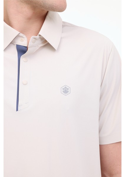 MB Kıng 12TB451012 5fx Bej Erkek Kısa Kol T-Shirt