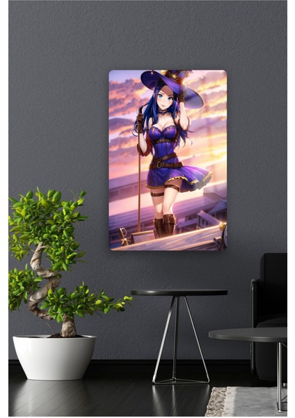 Caitlyn , League Of Legend - Lol - Metal Poster Yüksek Kaliteli, Canlı ve Parlak Renkler