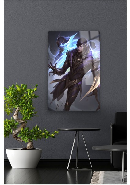 Aphelios , League Of Legend - Lol - Metal Poster Yüksek Kaliteli, Canlı ve Parlak Renkler