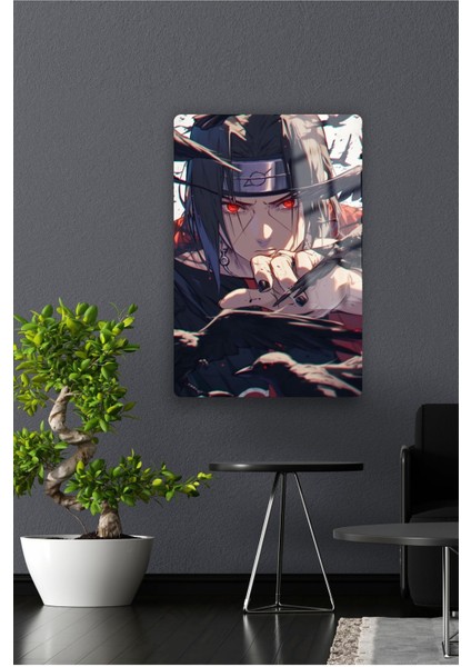 Itachi Uchiha - Metal Poster Yüksek Kaliteli, Canlı ve Parlak Renkler