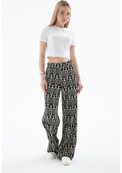 25Y0179K1 Kadın Desenli Pantolon indirimleri