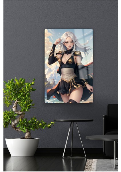 Ashe , League Of Legend - Lol - Metal Poster Yüksek Kaliteli, Canlı ve Parlak Renkler