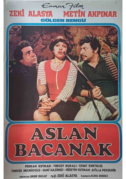 Aslan Bacanak Film Afis 66×97 cm