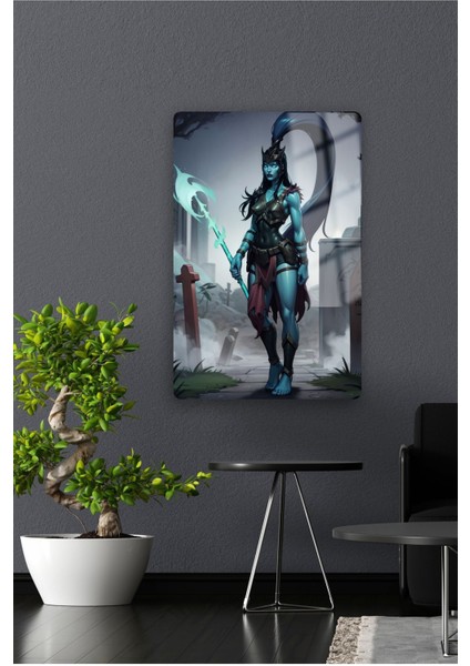 Kalista , League Of Legend - Lol - Metal Poster Yüksek Kaliteli, Canlı ve Parlak Renkler