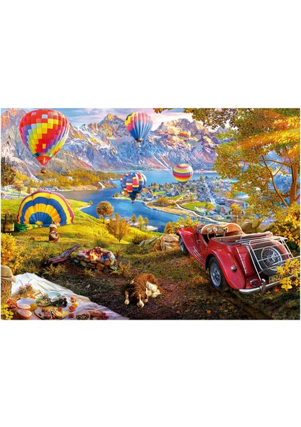 3000 Parça Puzzle Sıcak Hava Balonu Vadisi