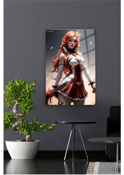 Miss Fortune , League Of Legend - Lol - Metal Poster Yüksek Kaliteli, Canlı ve Parlak Renkler