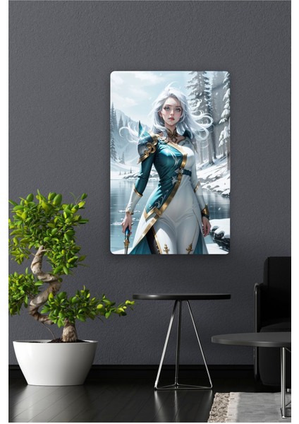 Diana , League Of Legend - Lol - Metal Poster Yüksek Kaliteli, Canlı ve Parlak Renkler
