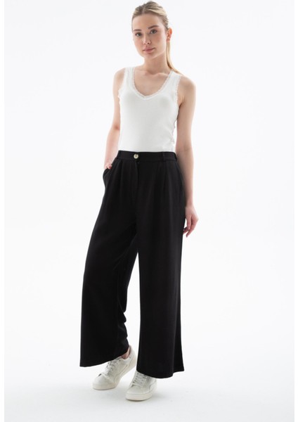 25Y0249K1 Kadın Geniş Paça Pantolon