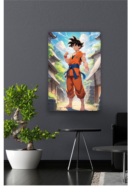 Goku | Dragon Ball - Metal Poster Yüksek Kaliteli, Canlı ve Parlak Renkler