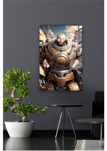 Blitzcrank , League Of Legend - Lol - Metal Poster Yüksek Kaliteli, Canlı ve Parlak Renkler