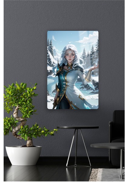 Diana , League Of Legend - Lol - Metal Poster Yüksek Kaliteli, Canlı ve Parlak Renkler