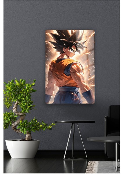 Goku | Dragon Ball - Metal Poster Yüksek Kaliteli, Canlı ve Parlak Renkler