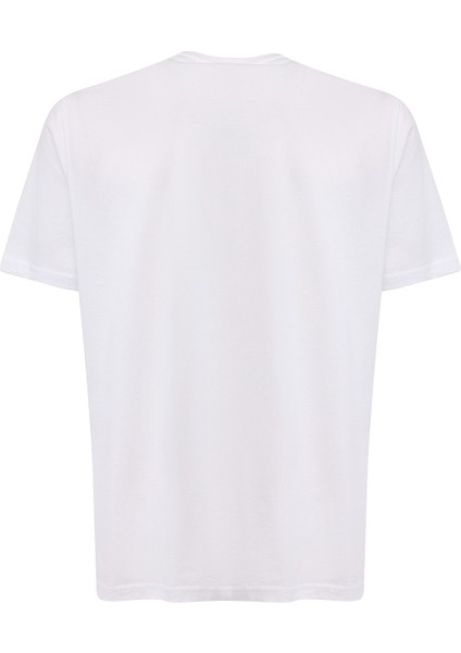 New Id Camo Tee Beyaz Erkek Kısa Kol T-Shirt