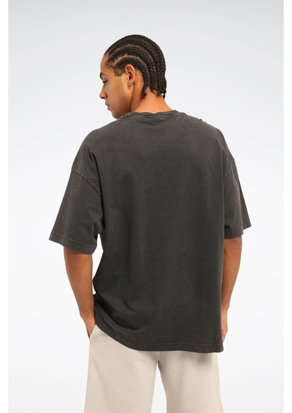 Baldhı Tee Antrasit Erkek Kısa Kol T-Shirt