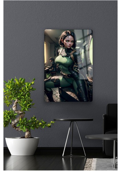 Valorant Viper Metal Poster Yüksek Kaliteli, Canlı ve Parlak Renkler