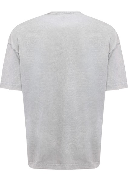 Baldhı Tee Gri Erkek Kısa Kol T-Shirt modelleri