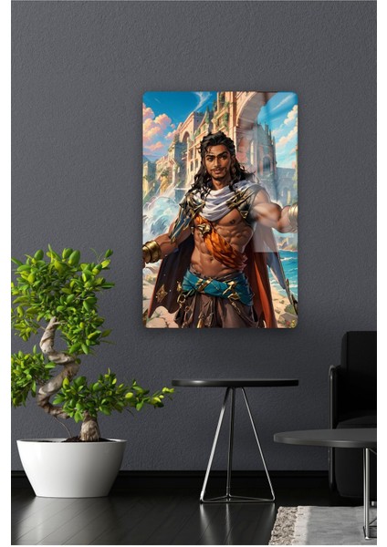 Akshan , League Of Legend - Lol - Metal Poster Yüksek Kaliteli, Canlı ve Parlak Renkler
