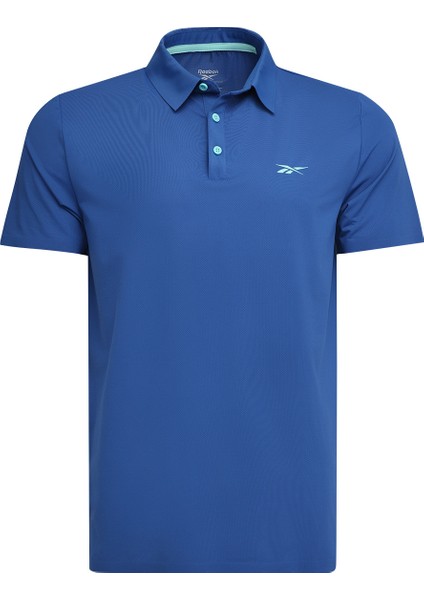 Fında Polo Tee Mavi Erkek Kısa Kol T-Shirt