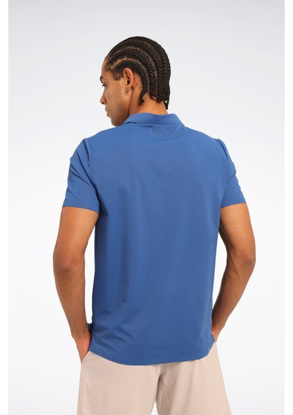 Fında Polo Tee Mavi Erkek Kısa Kol T-Shirt