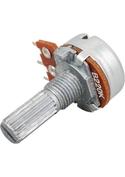 Potansiyometre Stereo 6 Bacaklı 220K (222)