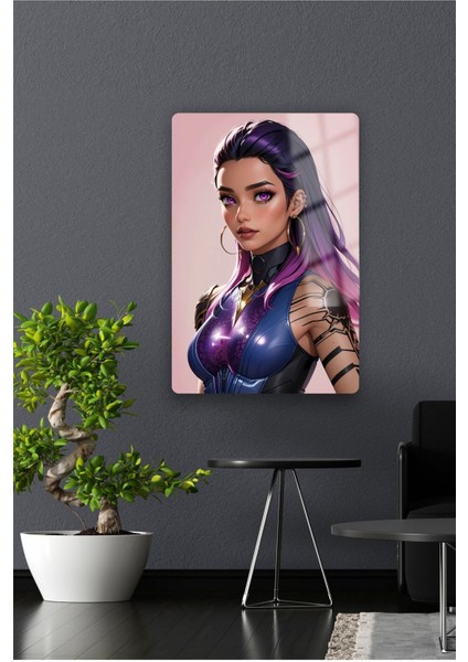 Valorant Reyna Metal Poster Yüksek Kaliteli, Canlı ve Parlak Renkler
