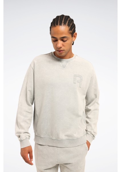 Welhe C Neck Gri Erkek Sweatshirt