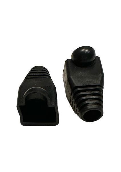 Siyah RJ45 Kılıf Siyah Cat6 Kılıf Siyah Cat5 Kılıf 100 Adet