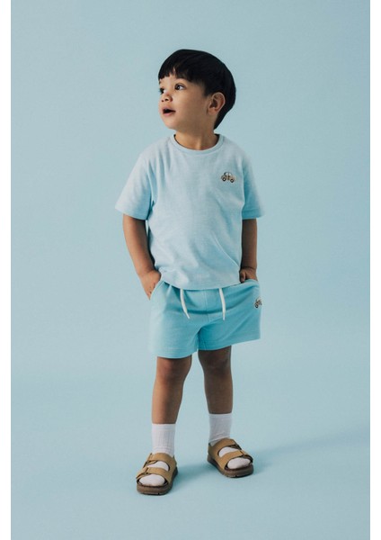Nmmfrıtzo Nreg Swe Shorts Mavi Erkek Çocuk Şort