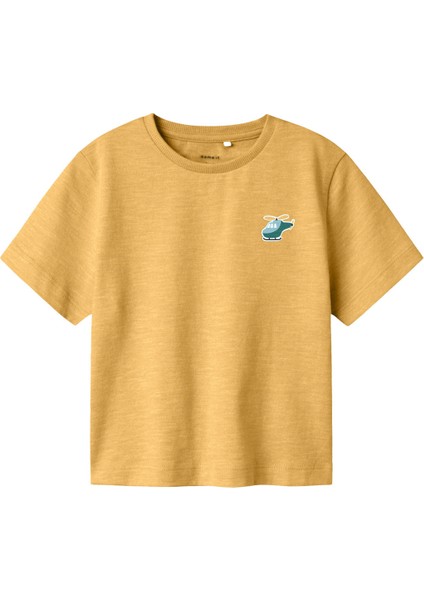Nmmfredery Ss Nreg Top Pb Turuncu Erkek Çocuk Kısa Kol T-Shirt