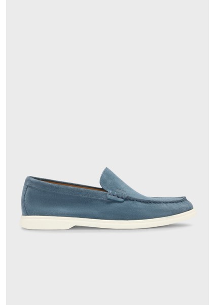 Logolu Süet Loafer Ayakkabı Erkek Ayakkabı 50543083 460