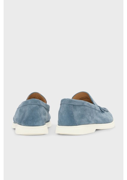 Logolu Süet Loafer Ayakkabı Erkek Ayakkabı 50543083 460