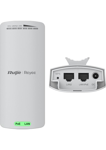 Ruıjıe Reyee RG-EST100-E Outdoor 300 Mbps 2.4 Ghz 2li Paket Dış Mekan Access Poınt (2li Paket)