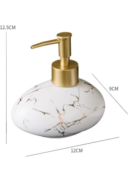 2 Adet Damla Şeklinde Gold Detaylı Siyah Mermer Desenli Sıvı Sabunluk Banyo Otel Apart Malzemeleri modelleri