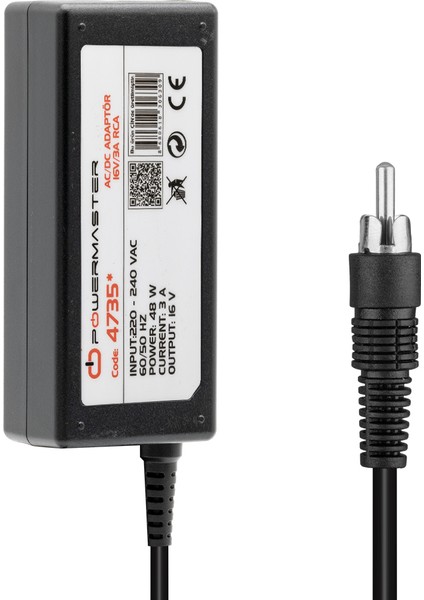 4735* 16 Volt - 3 Amper Tos Fişli Rca Santral Adaptörü