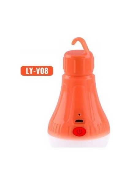 LY-V08 Mıcro USB Girişli Askılı Şarjlı Ampul