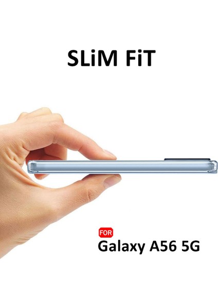 Samsung Galaxy A56 5g Kılıf Şeffaf Kamera Korumalı Esnek Yumuşak Silikon